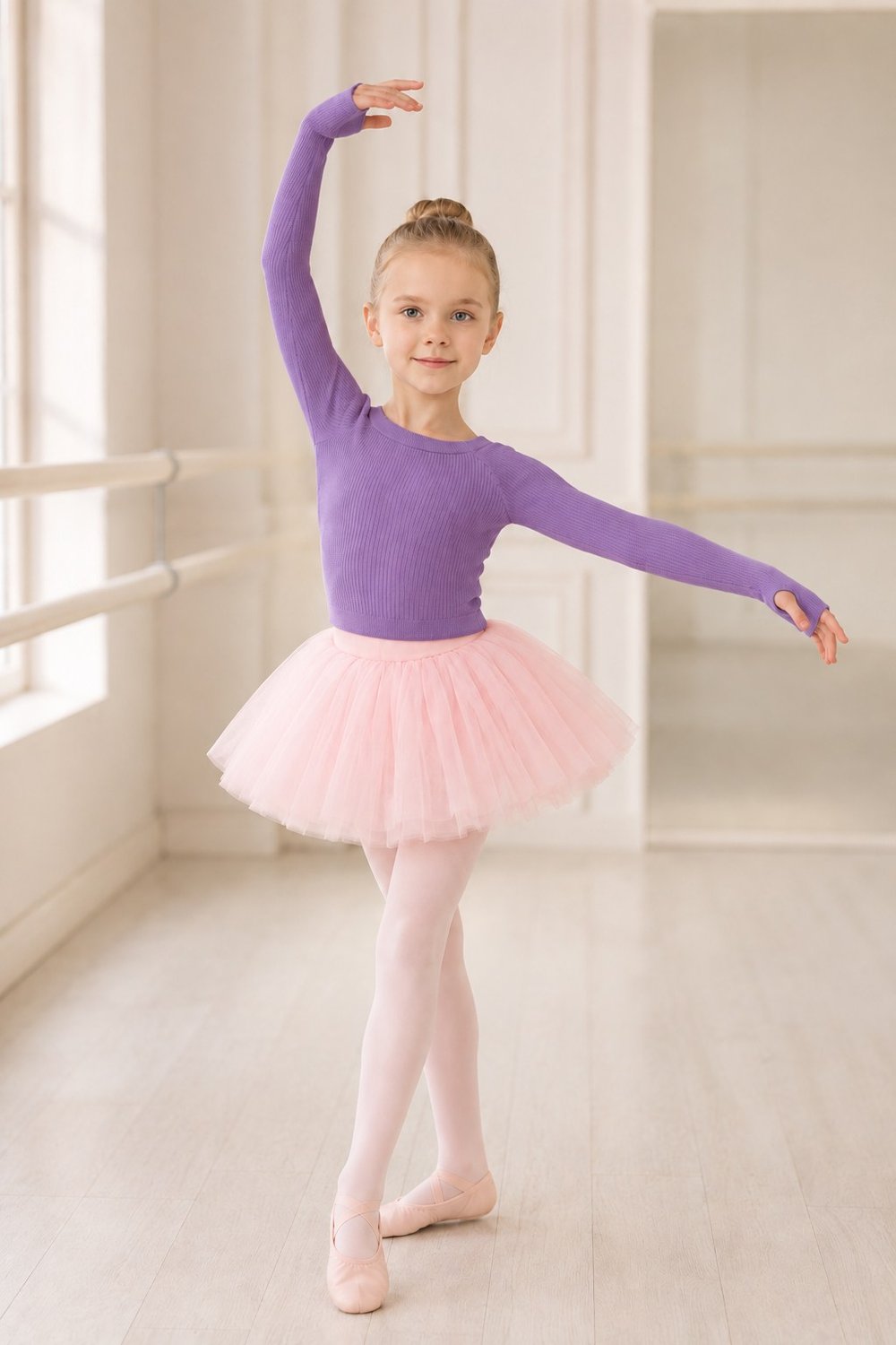 Gymo Dancewear Warm Up Üst Woolie Junior Mor