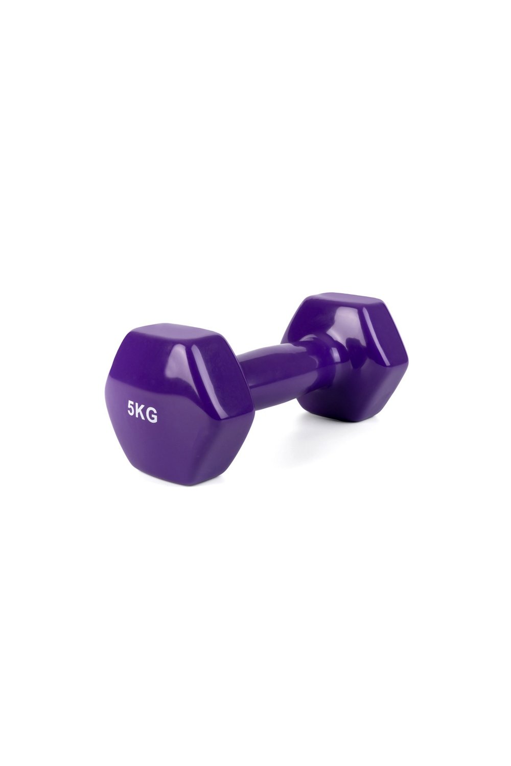 Gymo Hex Shape Vinyl Dambıl 5kg Mor