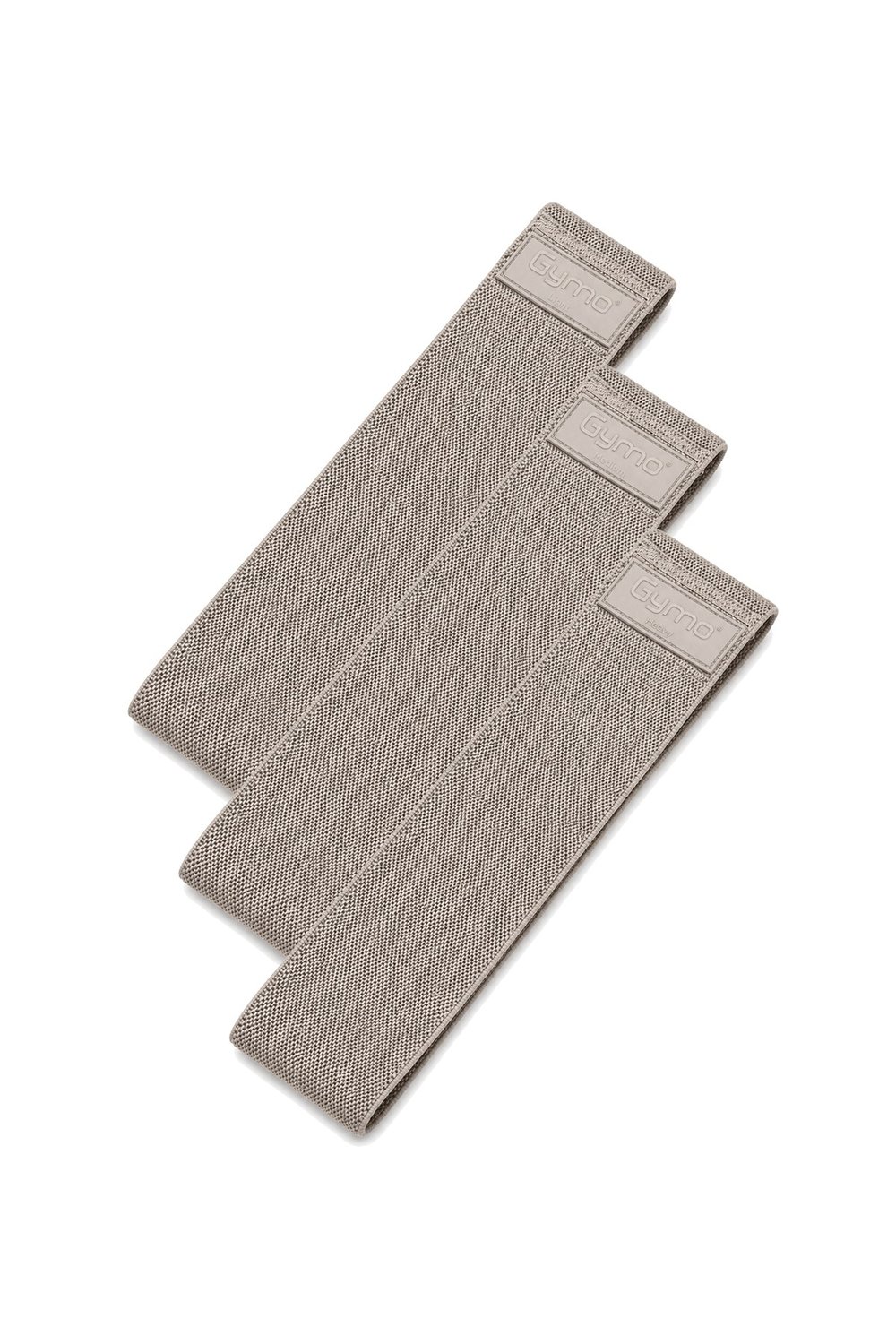 Gymo Hip Band Squat Egzersiz Kalça Direnç Bandı 76x8cm Toprak 3'lü Set