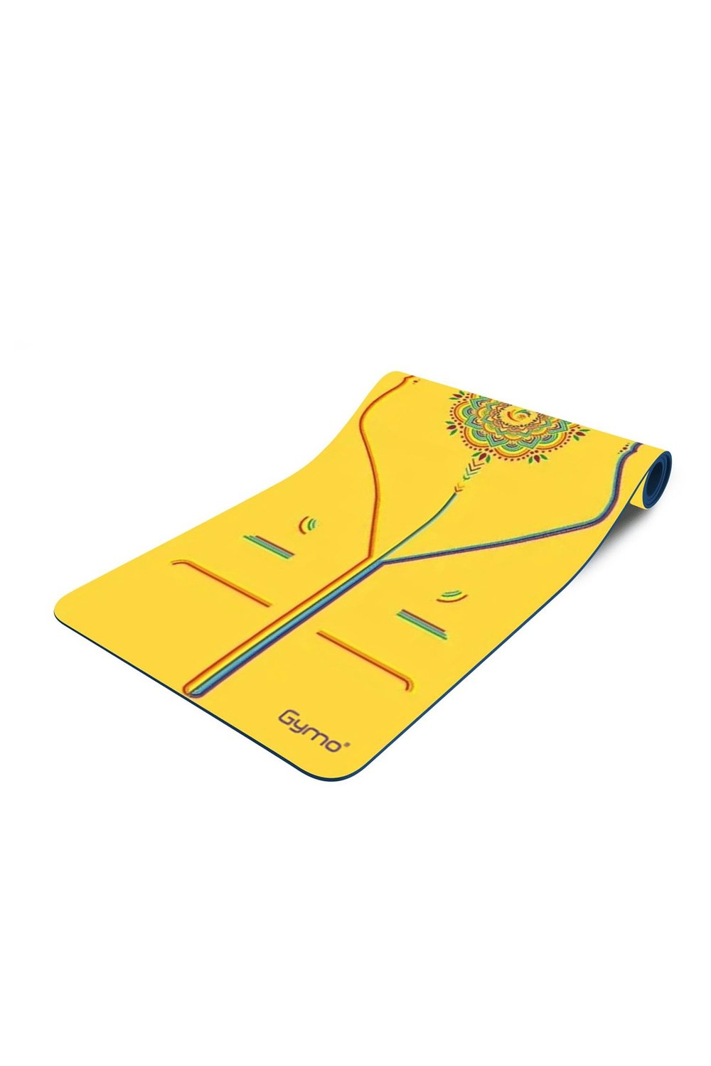 Gymo Pro Series® Pu-Rubber Kaydırmaz Kauçuk Yoga Pilates Matı 5mm Yellow
