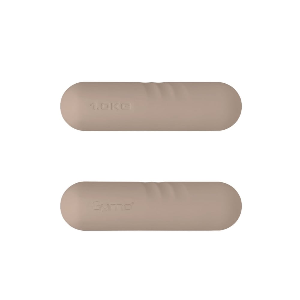 Gymo Pro Series Silikon Dambıl 2x1kg Toprak