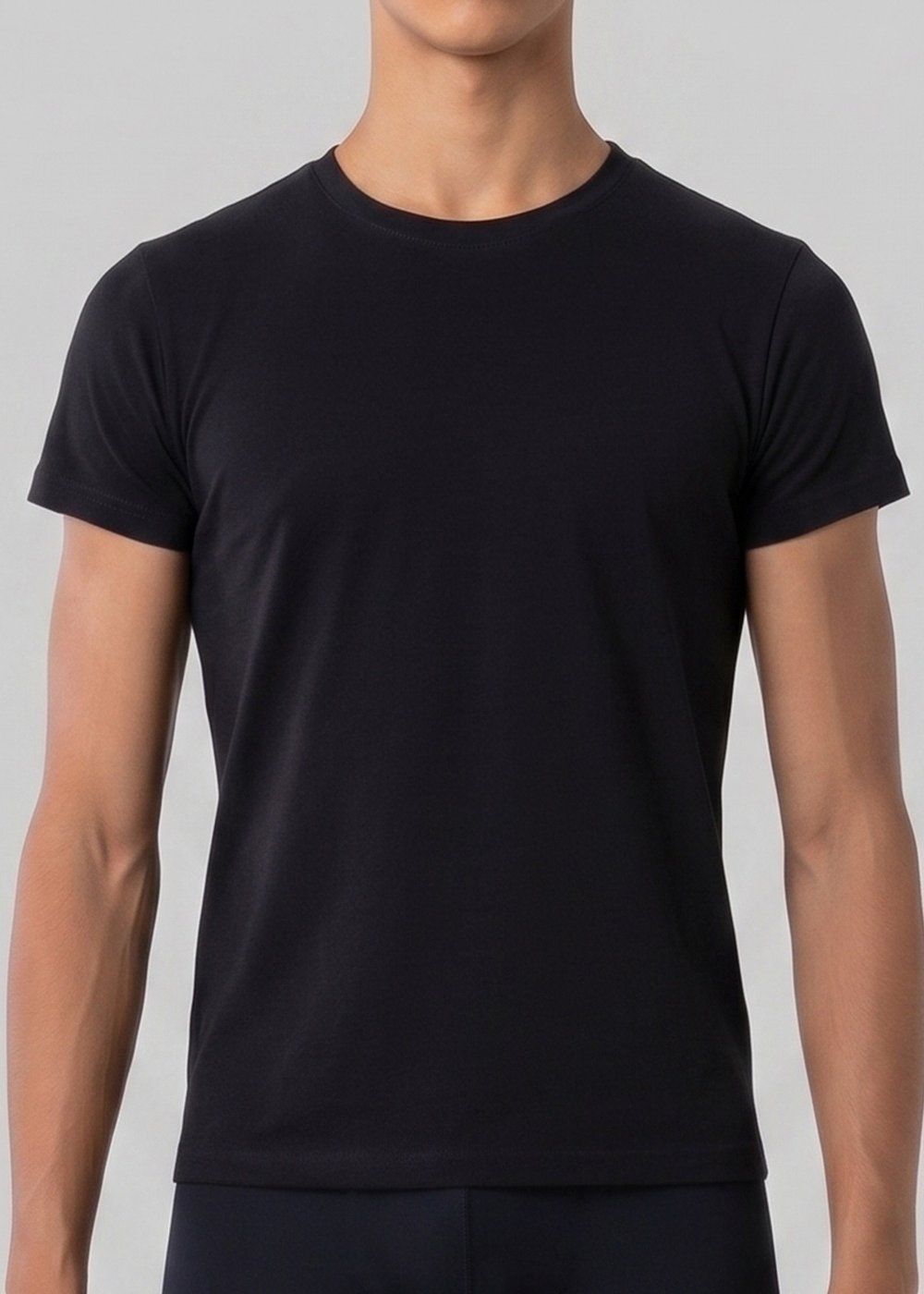 Gymo Sports Basic Erkek T-Shirt Siyah Mateo