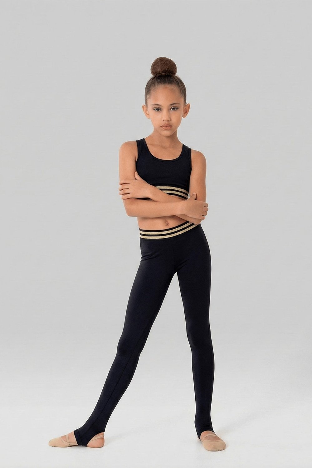 Gymo Sports Black Line Topuklu Tayt