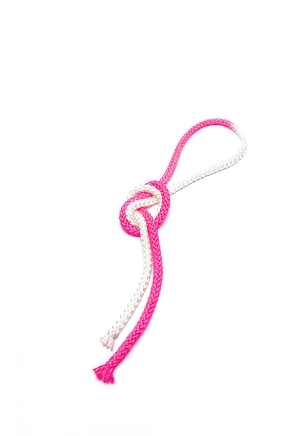 Gymo Sports Ritmik Cimnastik İpi Beyaz x Pembe