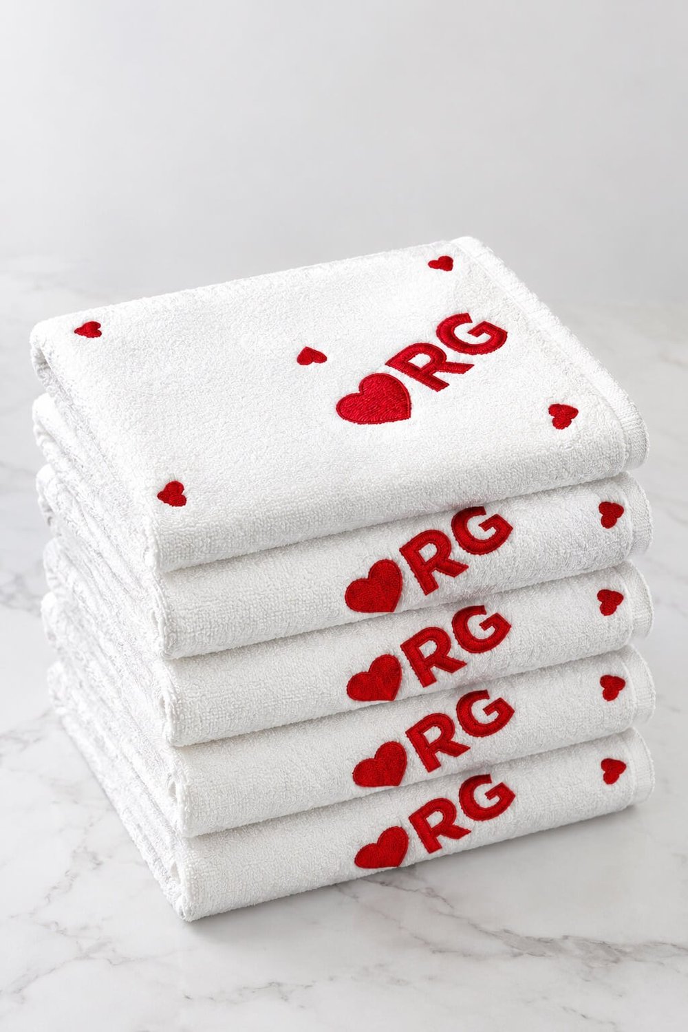 Gymo Yarışma Havlusu Hearts Love RG