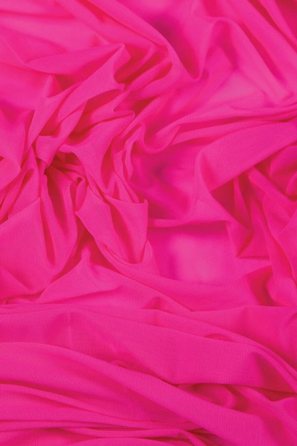 Kumaş Stretch Tül F.Pembe