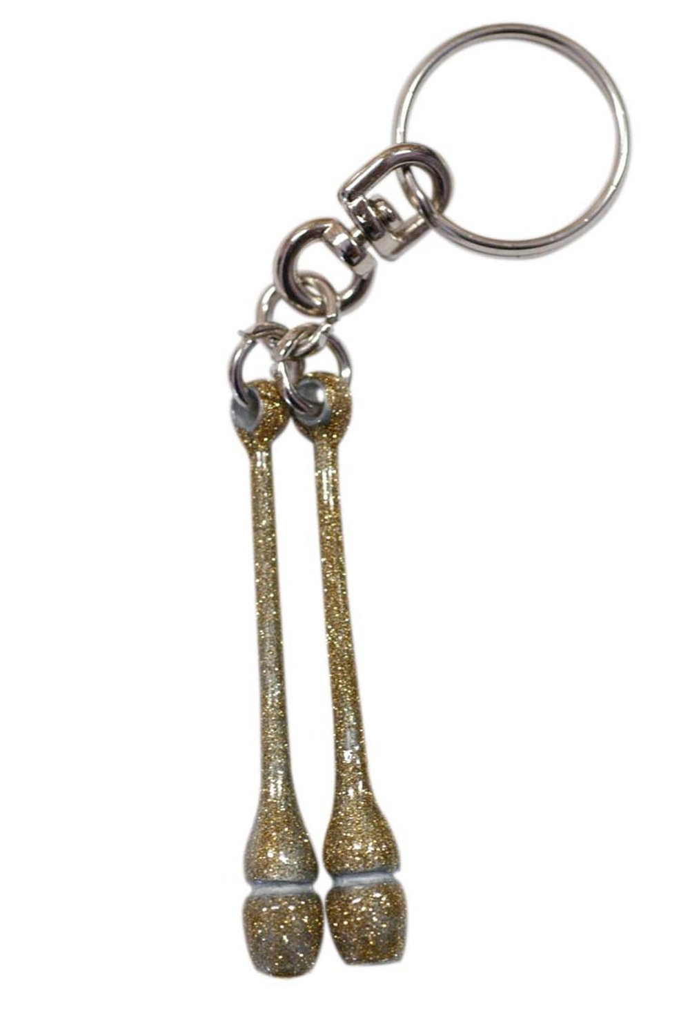 Pastorelli Clubs Keychain Gold