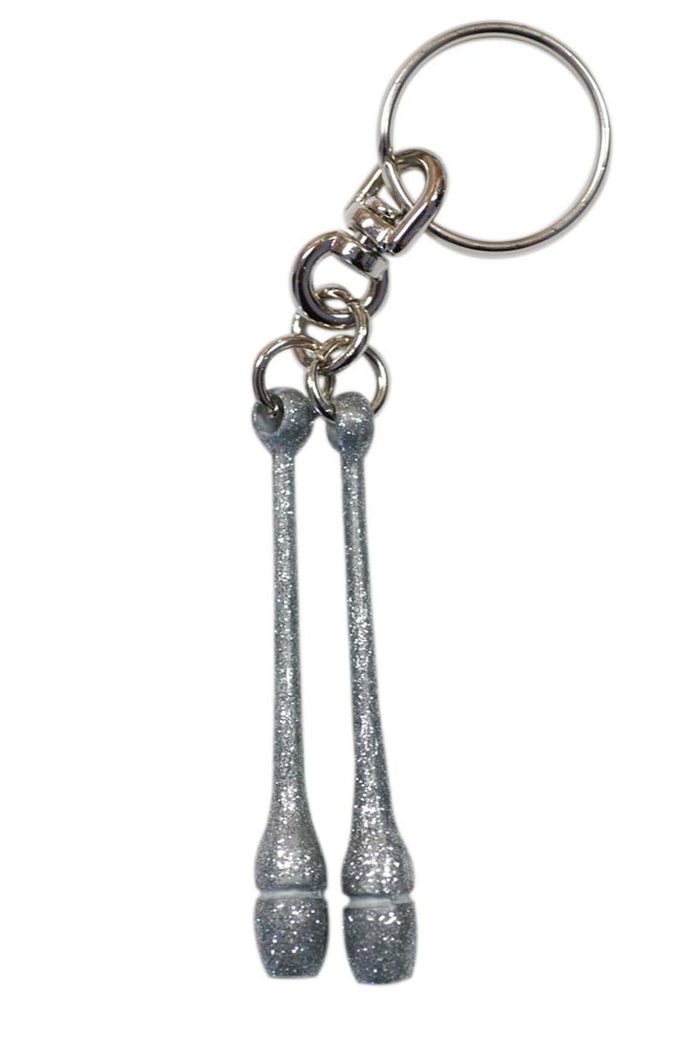 Pastorelli Clubs Keychain Silver