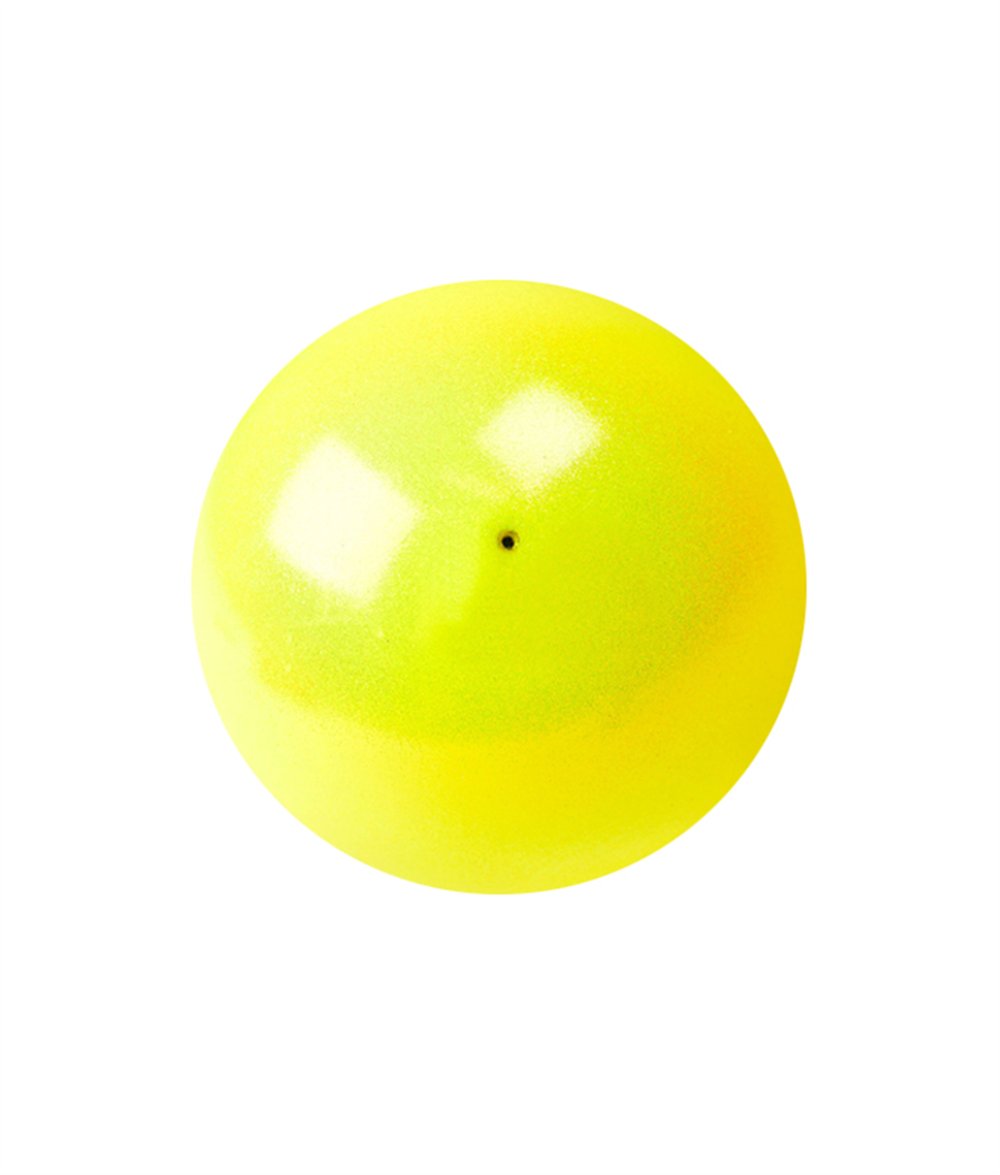 Pastorelli High Vision Ball 16cm Simli Ritmik Cimnastik Topu Fluorescent Yellow