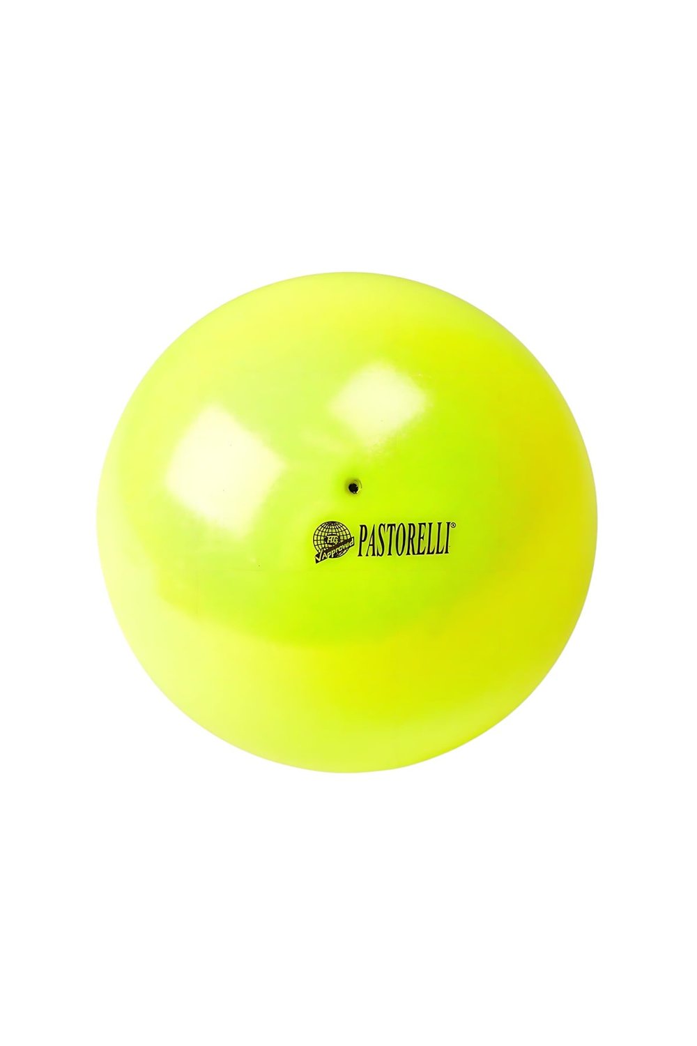 Pastorelli High Vision Ball 18cm Simli Ritmik Cimnastik Topu Fluorescent Yellow