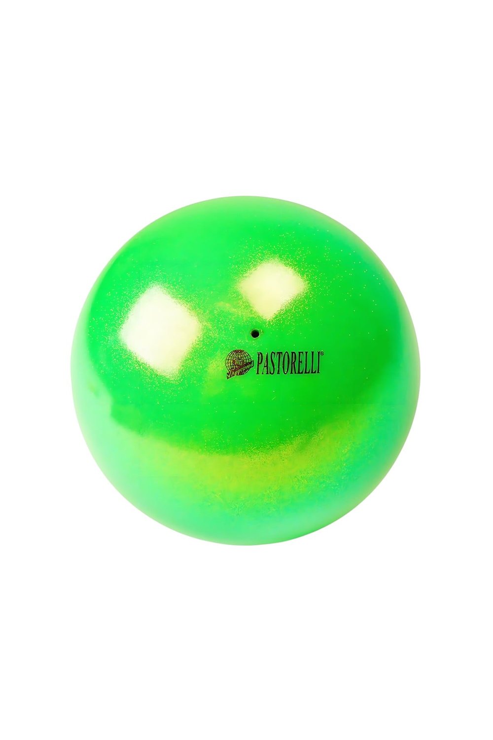 Pastorelli High Vision Ball 18cm Simli Ritmik Cimnastik Topu Green