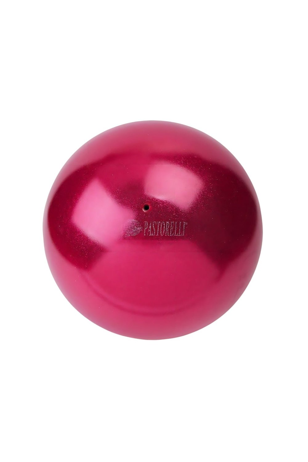Pastorelli High Vision Ball 18cm Simli Ritmik Cimnastik Topu Raspberry