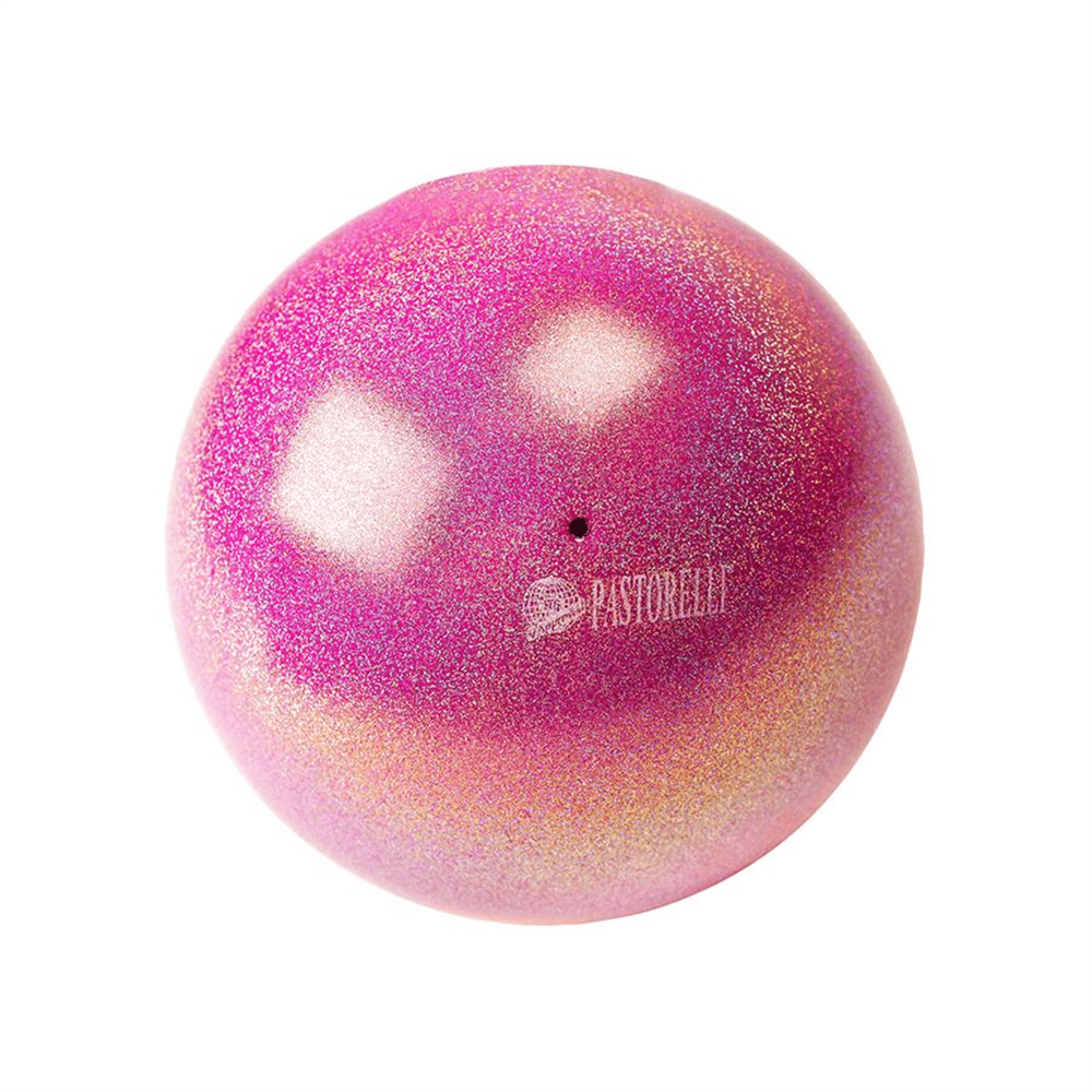 Pastorelli High Vision Ball 18cm Simli Ritmik Cimnastik Topu Baby Raspberry