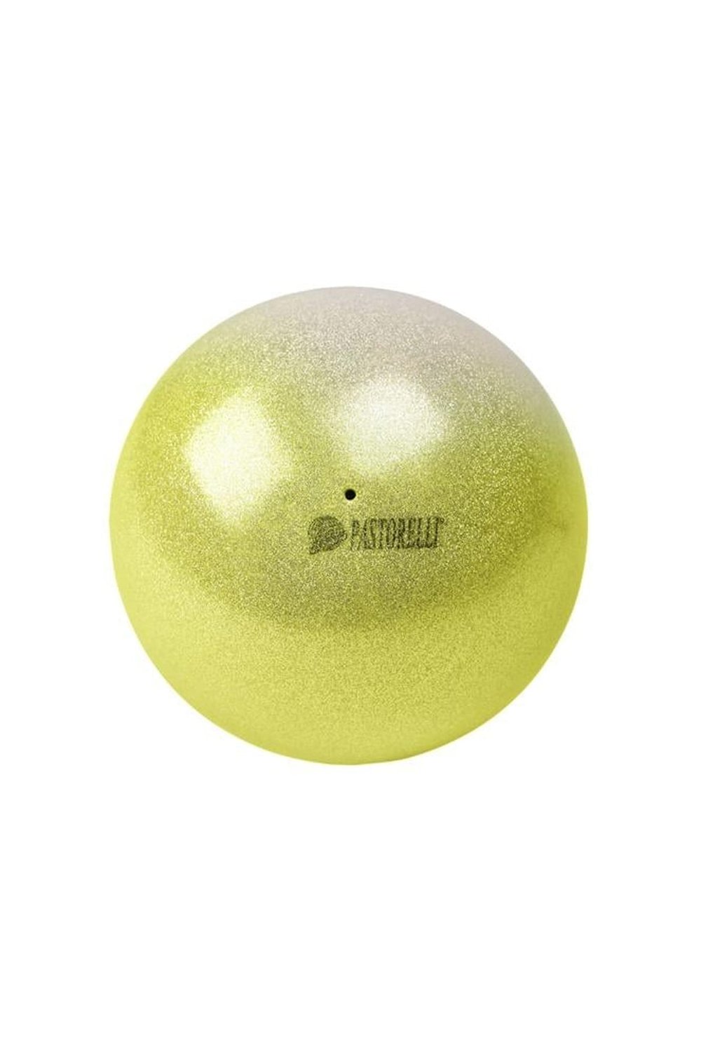 Pastorelli High Vision Shaded Ball 18cm Simli Ritmik Cimnastik Topu Silver/Yellow