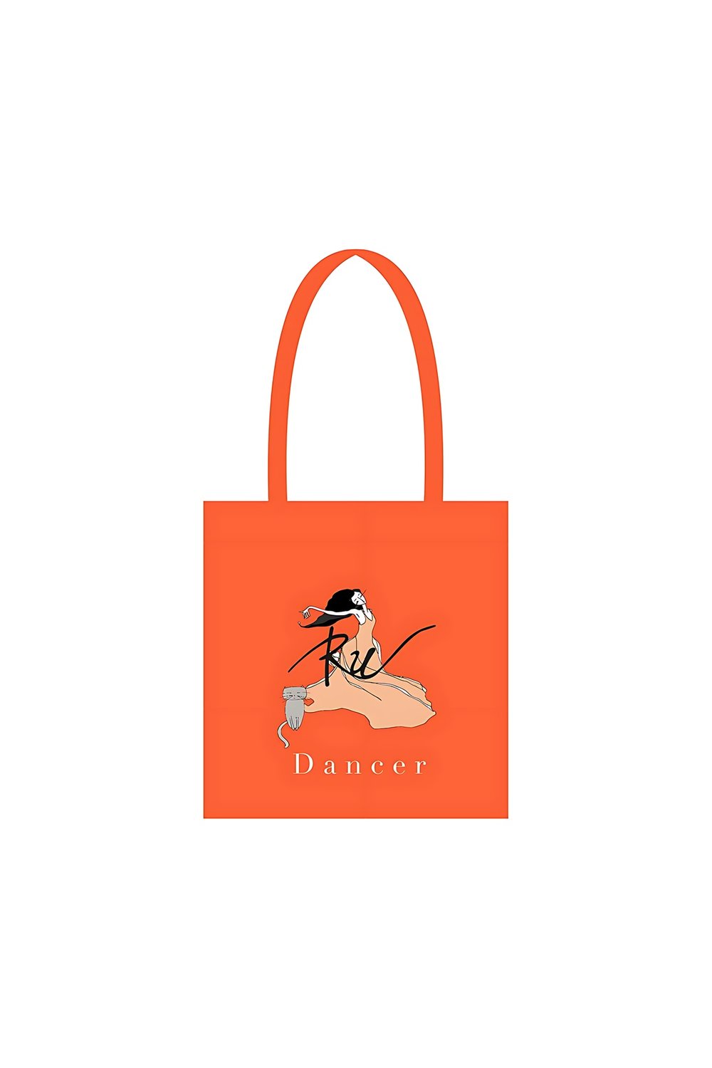 RU SAHNE SANATLARI TOTE BAG DANCER TURUNCU