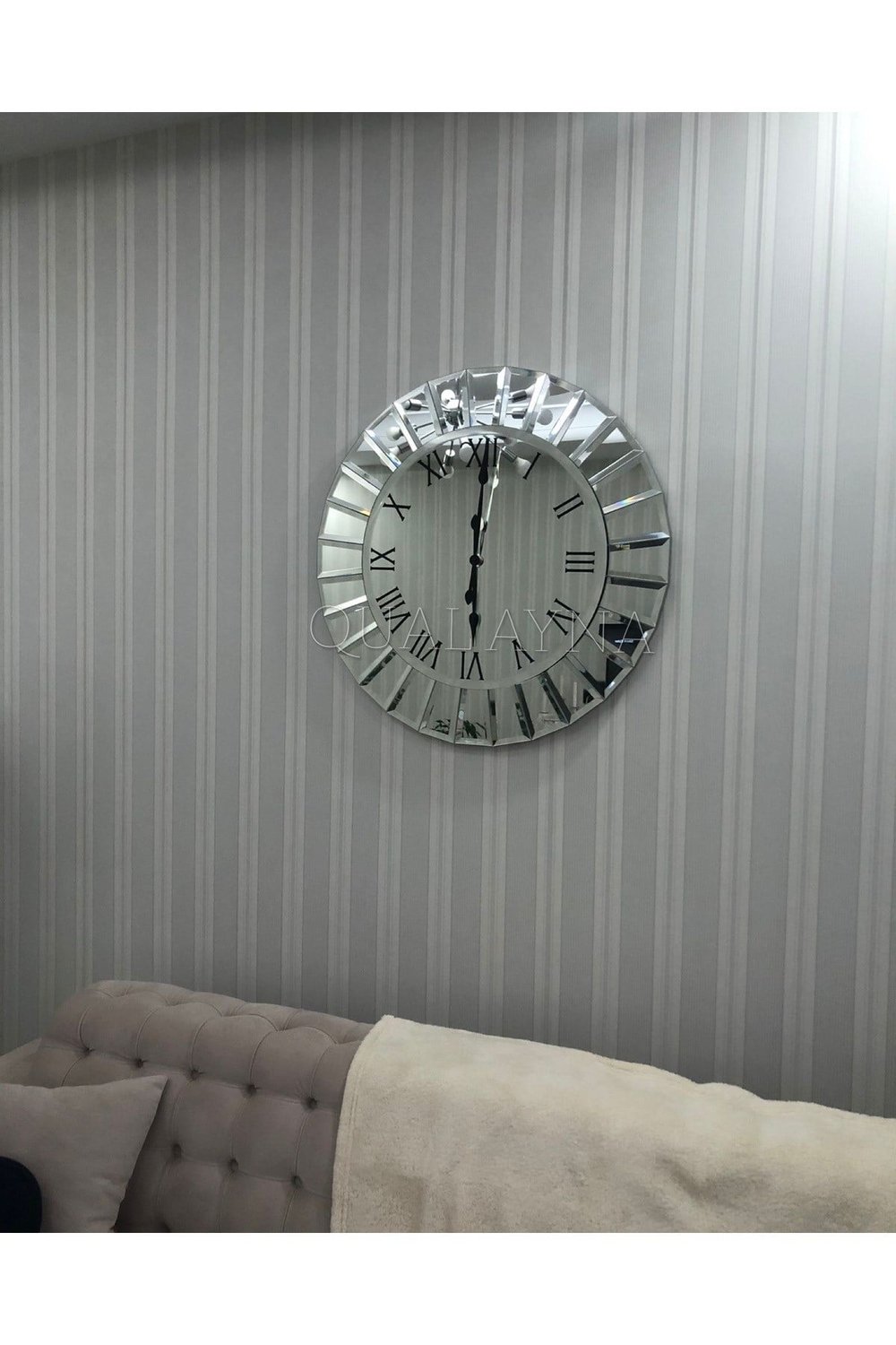Çizgi Saat 70 cm Çapında