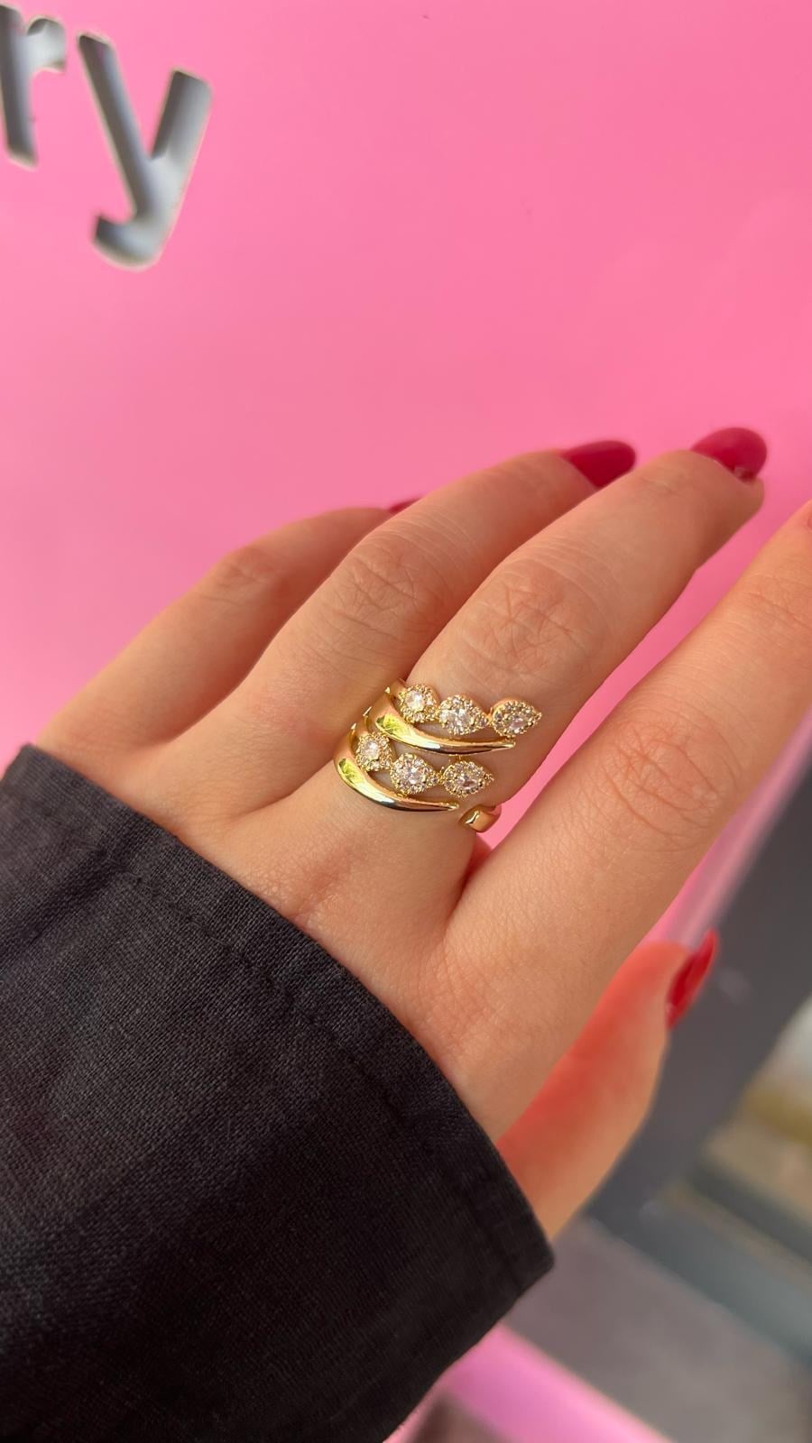 Flore yüzük - gold