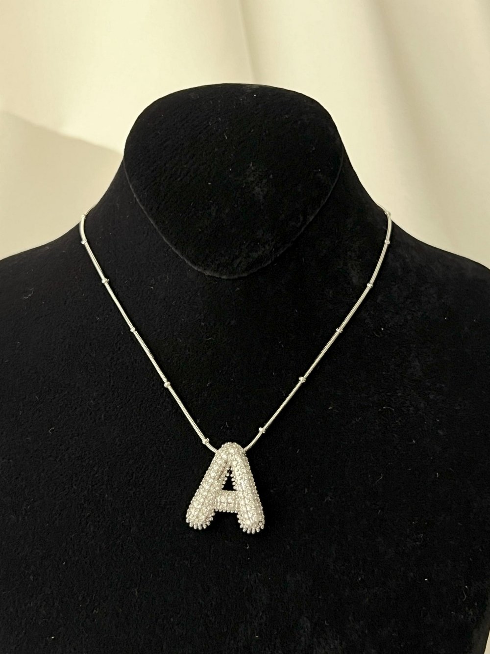 HARF KOLYESİ -A - SILVER