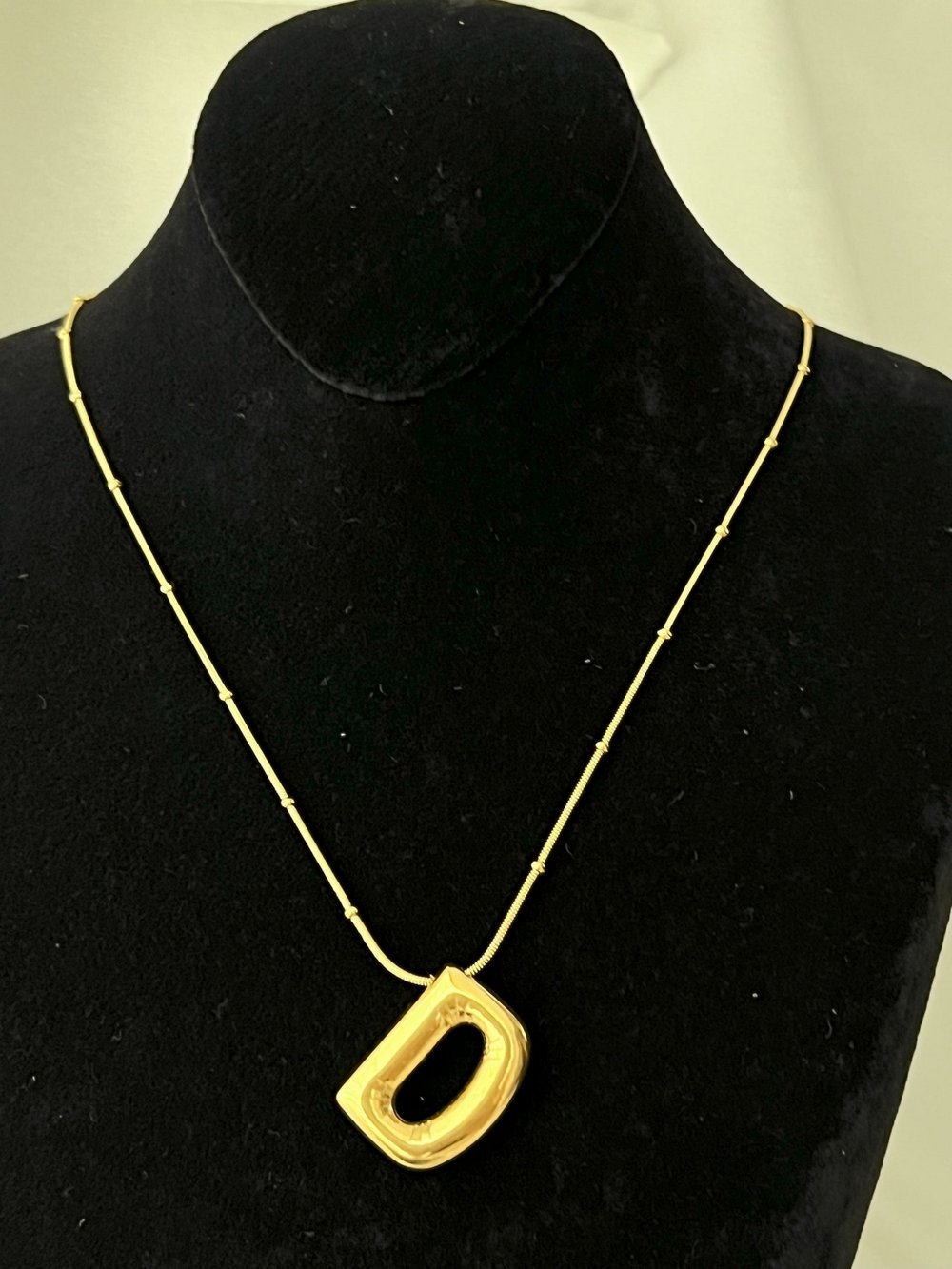 HARF KOLYESİ -D - GOLD