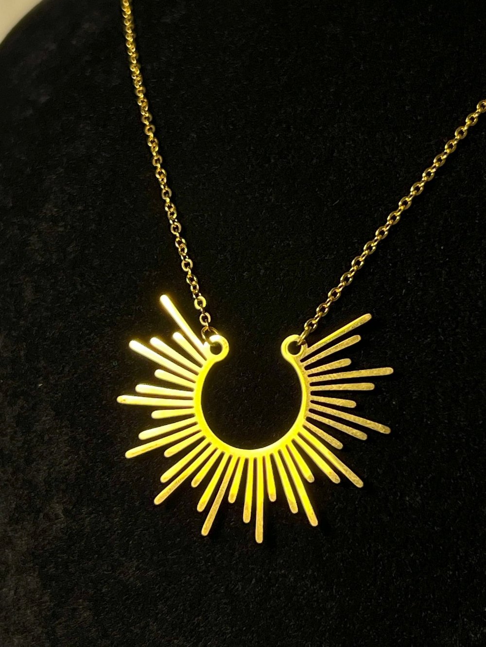 IŞILTI KOLYE - GOLD
