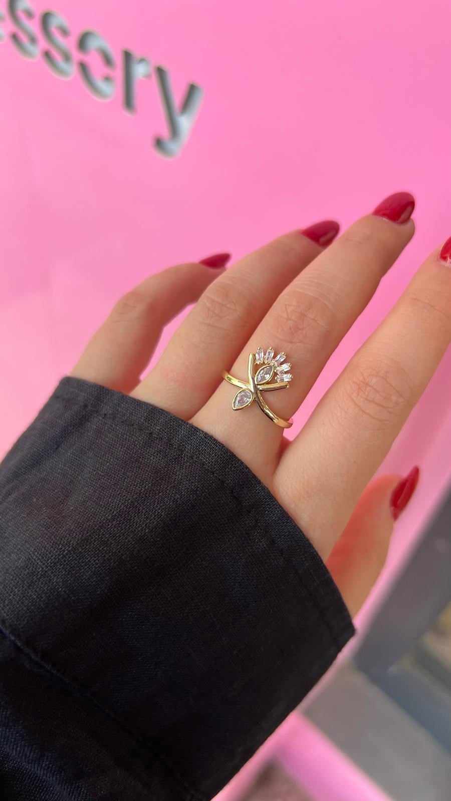 Luna bloom yüzük