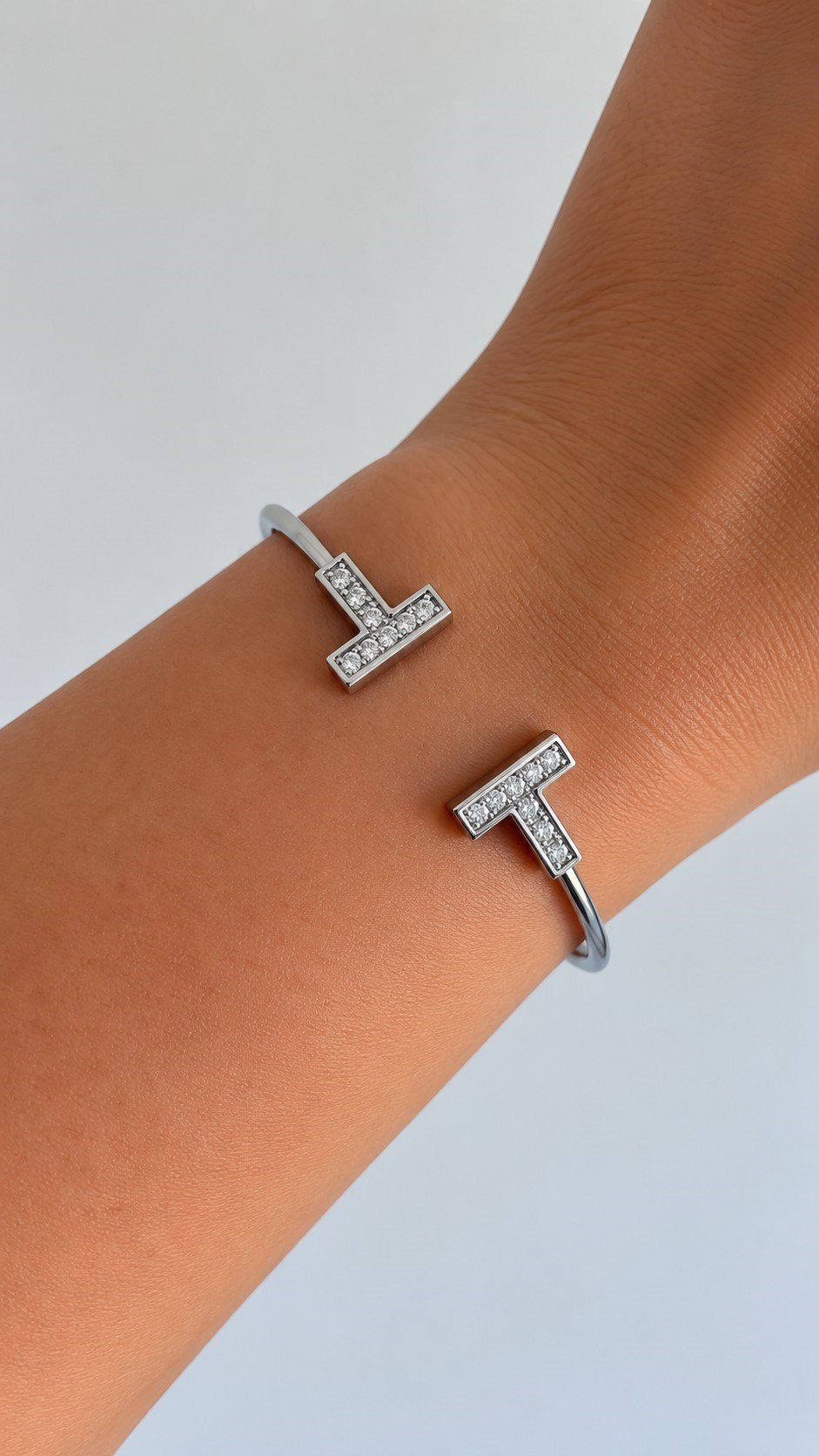 TAŞLI ÇEKİÇ KELEPÇE - silver
