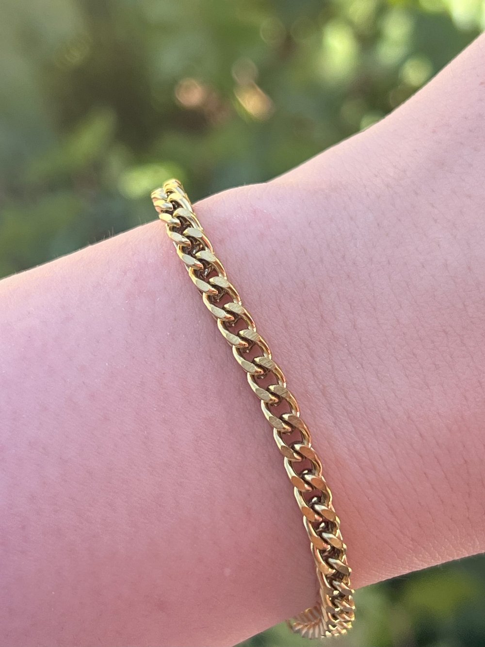 UNISEX ZİNCİR BİLEKLİK - GOLD