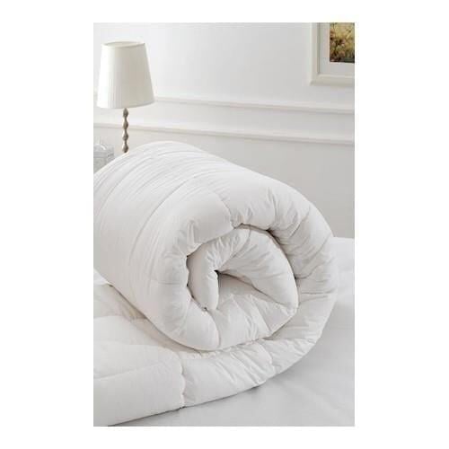 Özdilek Microsoft Beyaz Çift Kişilik Düz Yorgan