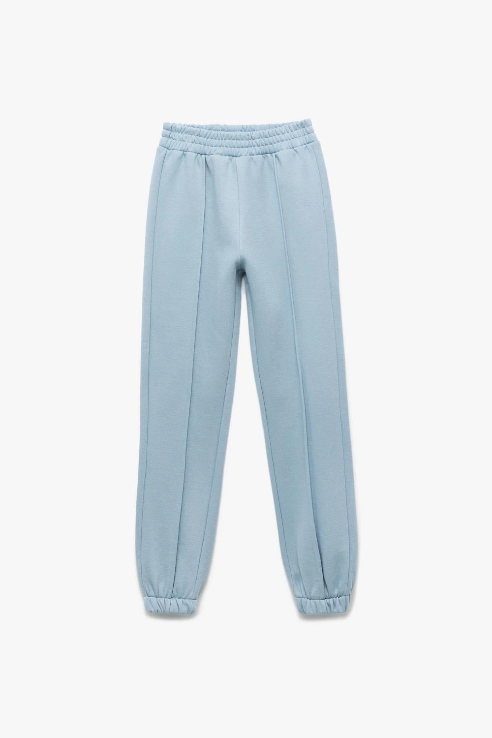 Koton Kız Çocuk Beli Lastikli Şardonlu Basic Jogger Eşofman Altı