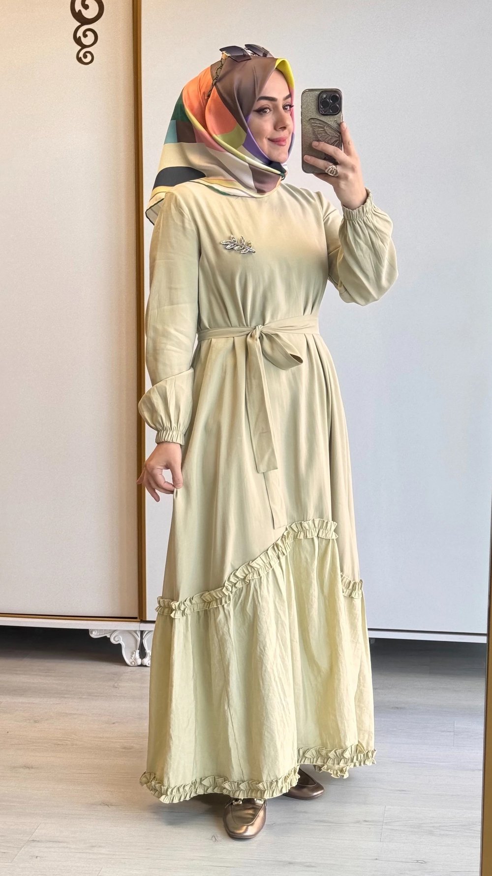 Alya Elbise Mint Yeşili - 1208