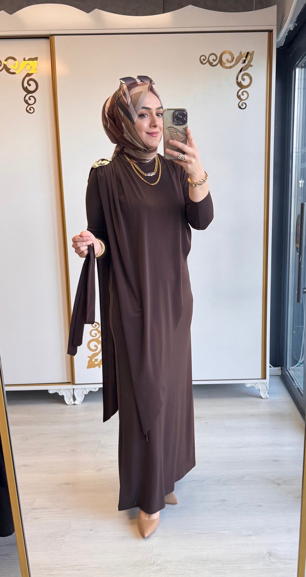Doha Elbise Kahverengi