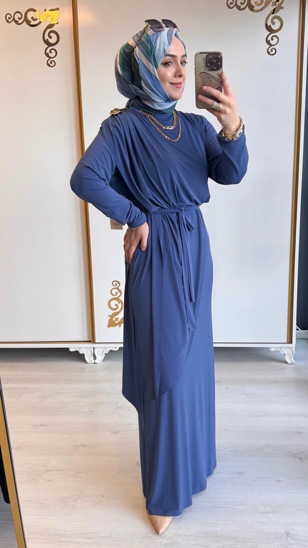 Doha Elbise Mavi - 1218