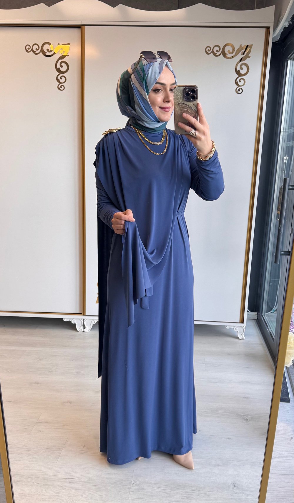 Doha Elbise Mavi