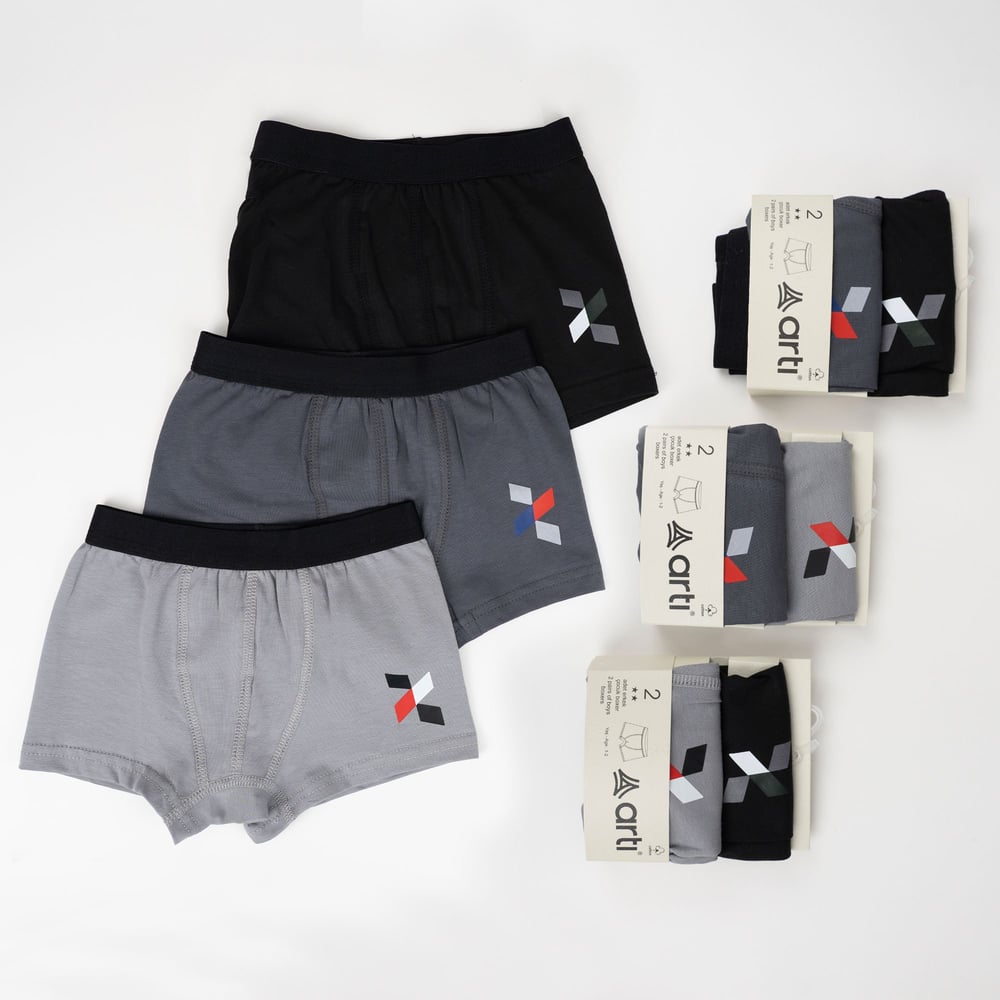 Toptan Pola 2'li Baskılı  Erkek Boxer Set