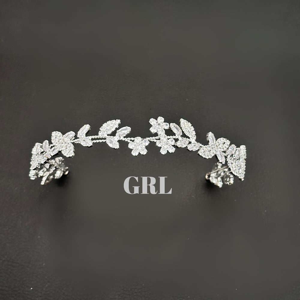 ALINA KRİSTAL TAŞLI GELİN SAÇ AKSESUARI