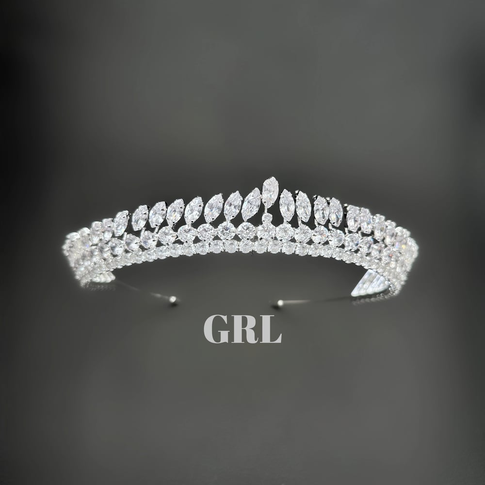 ''EDA'' ZİRKON TAŞLI ZARİF GELİN TACI