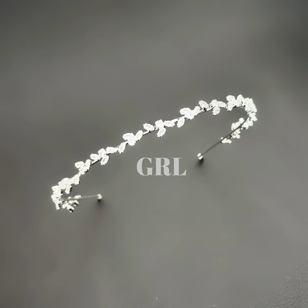 LARA' ZİRKON TAŞLI GELİN SAÇ AKSESUARI