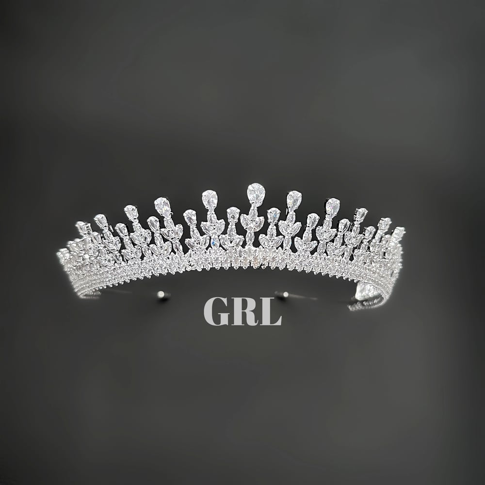 ''SUDE'' ZİRKON TAŞLI ZARİF GELİN TACI