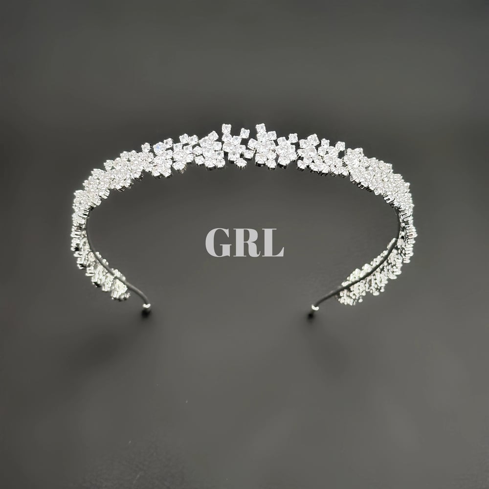 VANESSA' ZİRKON TAŞLI GELİN SAÇ AKSESUARI