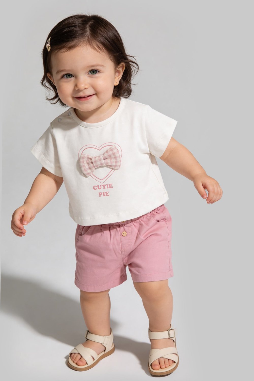 Tuffy Kız Bebek Jakarlı Süprem ve Gabardin İkili Takım-3096