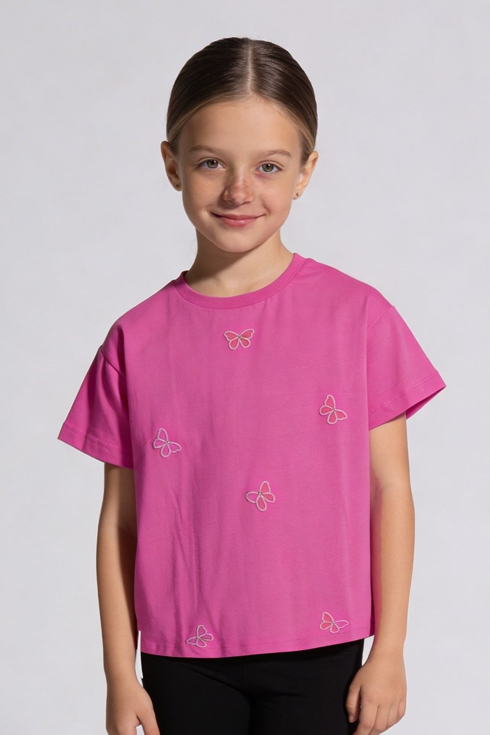 Tuffy Kız Çocuk Süprem T-Shirt-2336