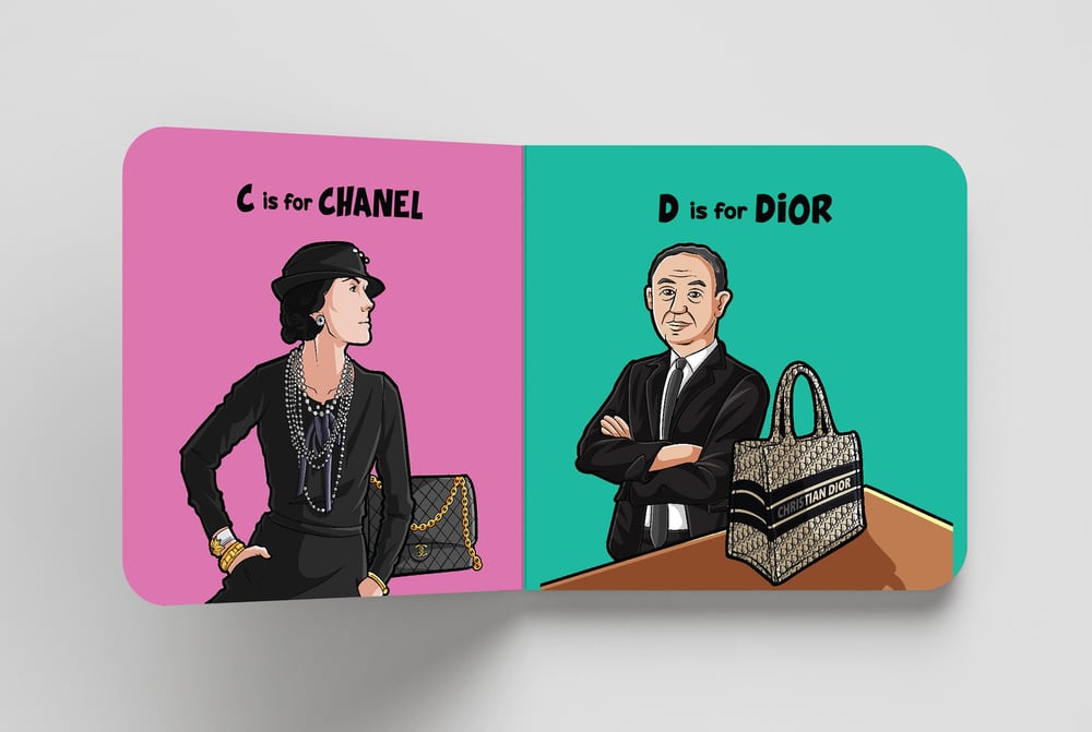 Diaper Book Club-ABCs of Fashion-Alphabet for the Future Fahion Designers
