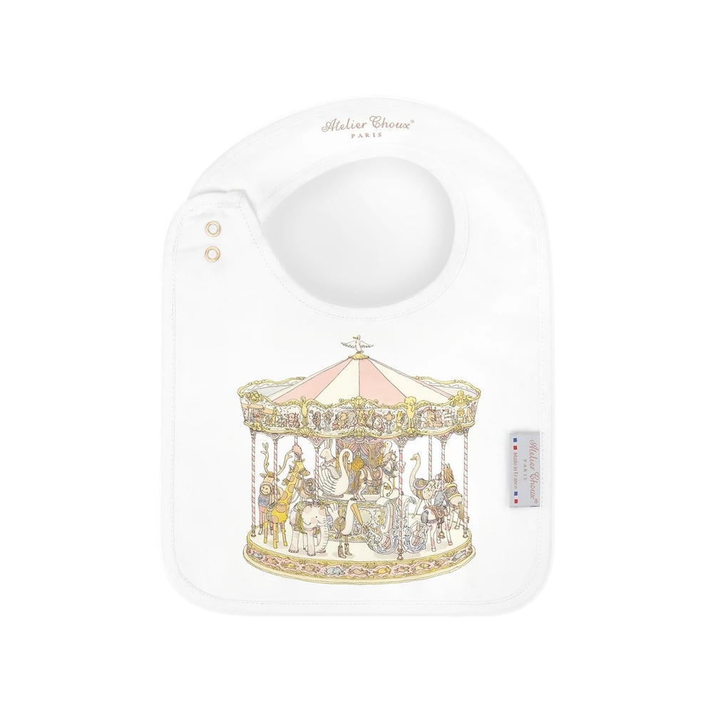 Atelier Choux - Carousel Pembe Önlük & Müslin Set