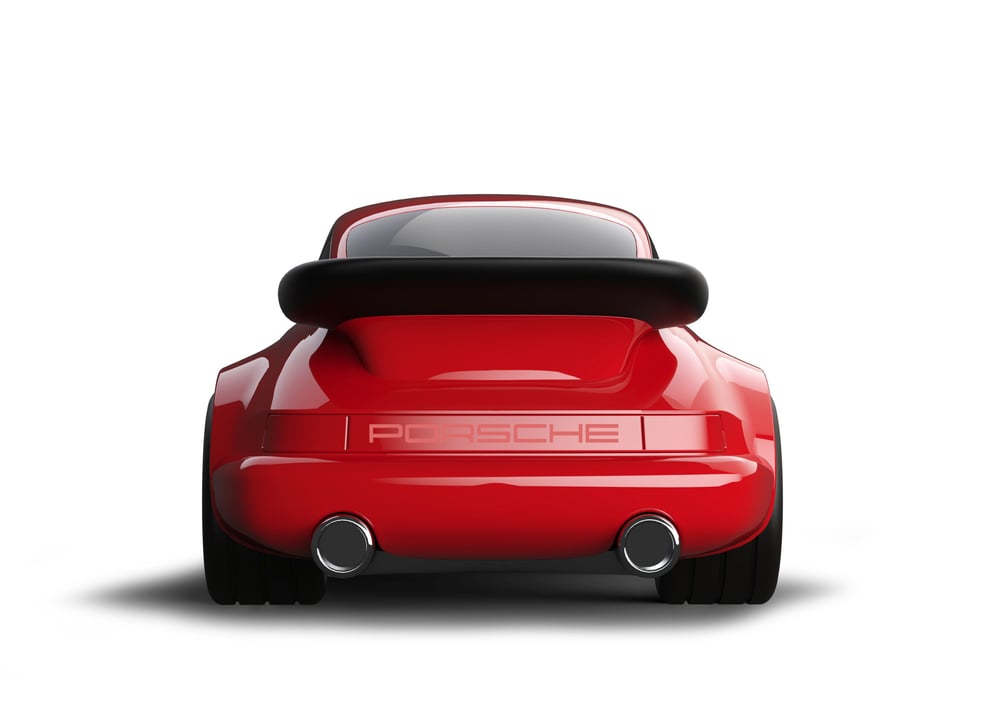 Baghera - 911 Porsche Kırmızı Oyuncak Araba