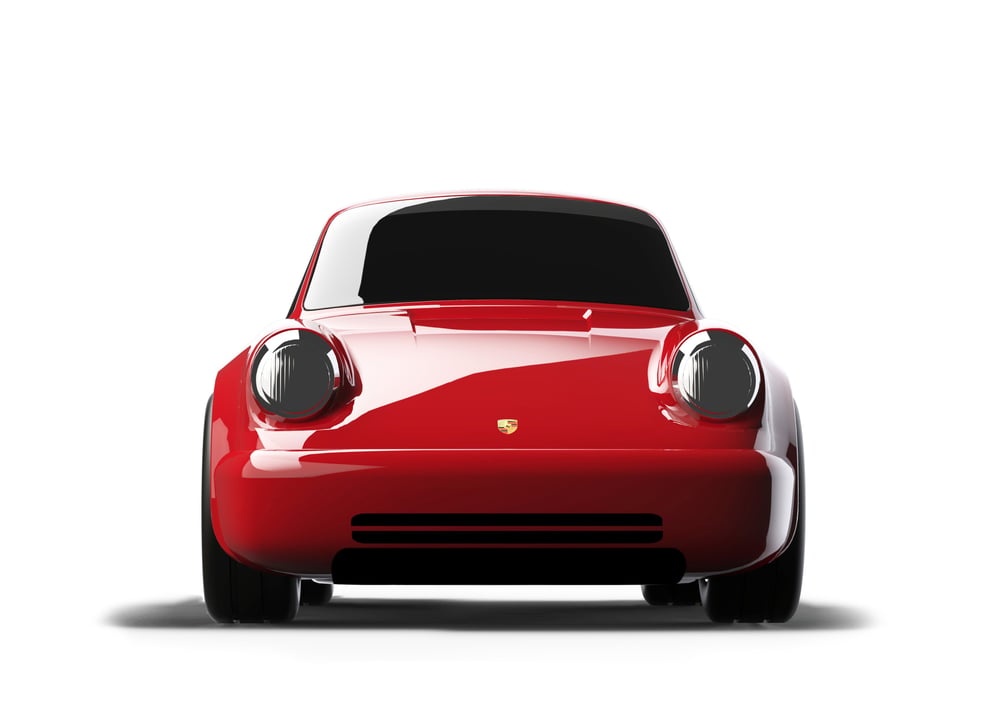 Baghera - 911 Porsche Kırmızı Oyuncak Araba
