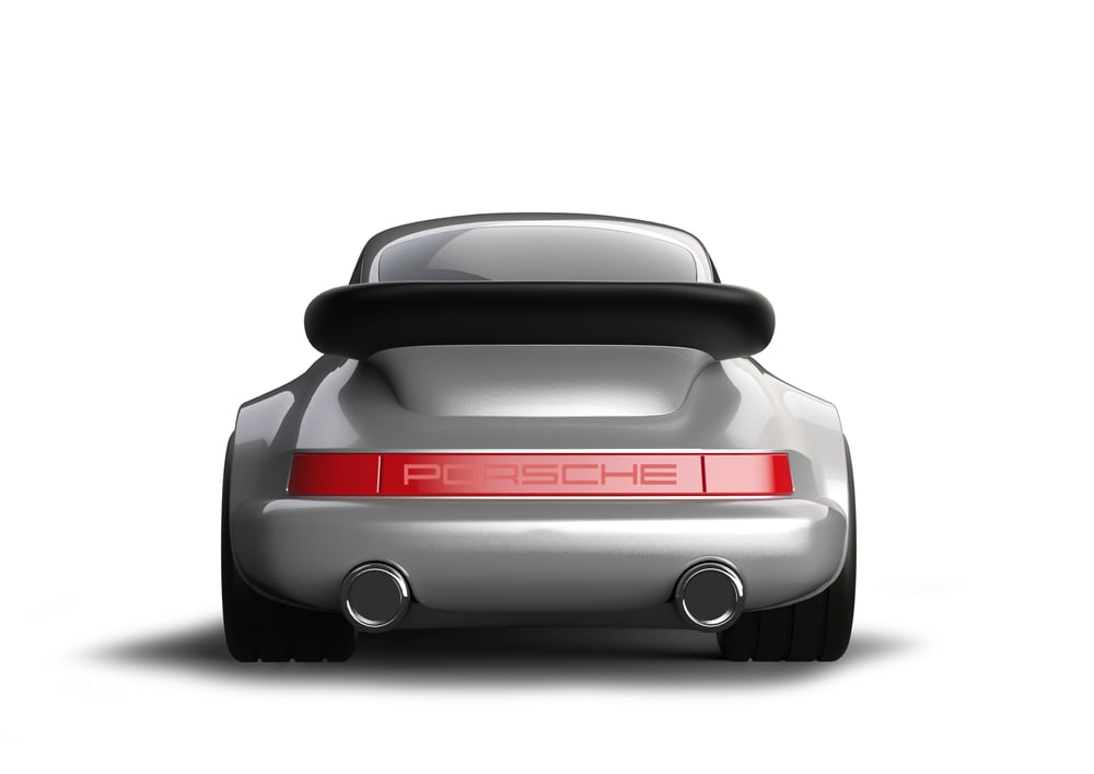 Baghera - 911 Porsche Silver Oyuncak Araba