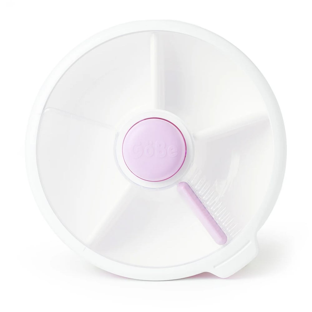 Göbe Kids - Büyük Boy Snack Spinner Yemek Kabı Mor