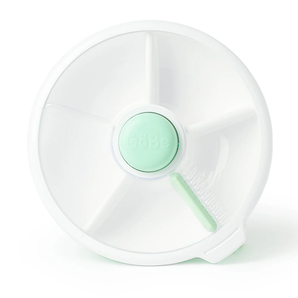 Göbe Kids - Büyük Boy Snack Spinner Yemek Kabı Yeşil