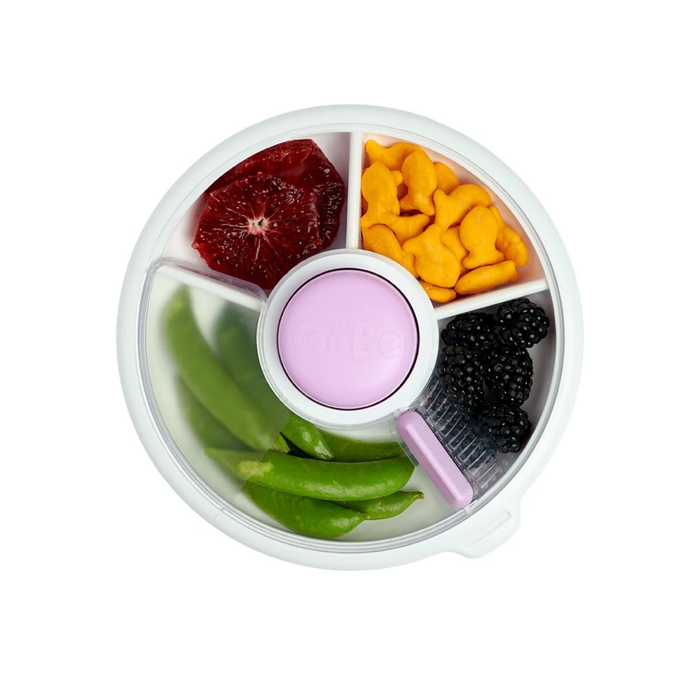 GöBe Kids - Snack Spinner Yemek Kabı Mor