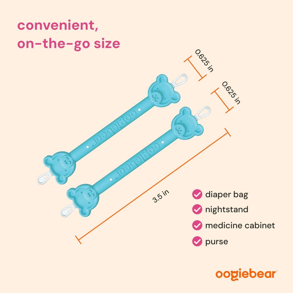 Oogiebear - Burun ve Kulak Temizleyici 2 Adet Mavi